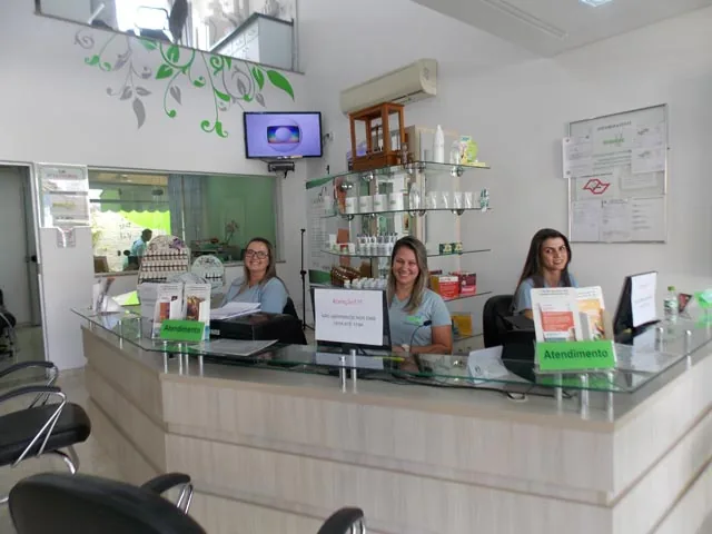 Balcão de atendimento da Byoderma